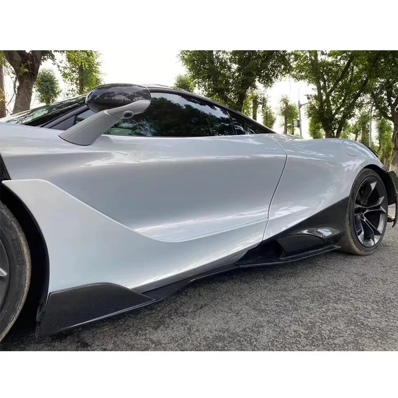 High Quality Fast Delivery Whole Sale Price Dry Carbon Fiber 720S Upgrade 765LT Side Skirt Body Kits for